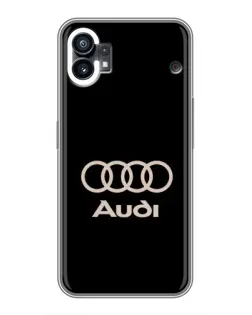 Чехол для Xiaomi Poco C81x с картинкой «Audi — золотой логотип»