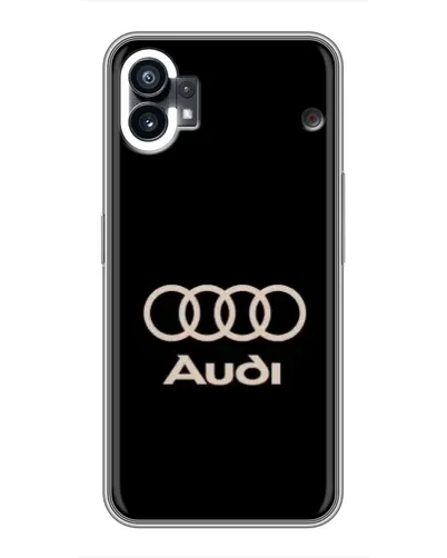 Чехол для Xiaomi Poco C81x с картинкой «Audi — золотой логотип»