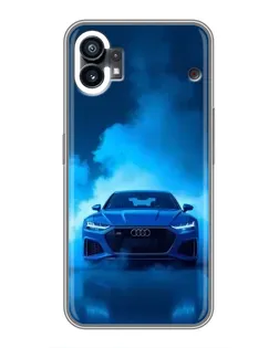 Чехол для Xiaomi Poco C81x с картинкой «Audi — голубая энергия»