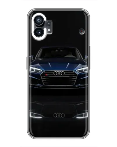 Чехол для Xiaomi Poco C81x с картинкой «Audi — ночное отражение»