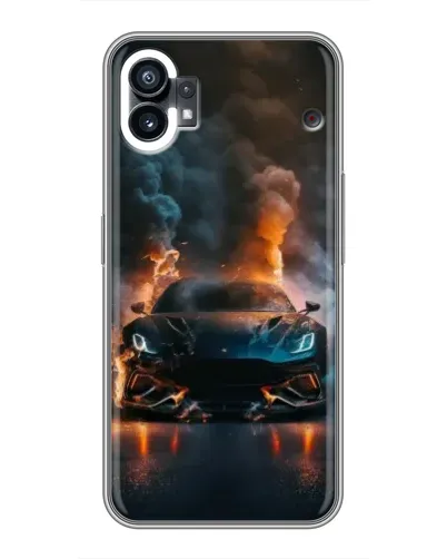 Чохол для Xiaomi Poco C81x з картинкою «Lamborghini димна естетика»