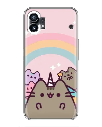 Чехол для Xiaomi Poco C81x с картинкой «Единорог Pusheen»