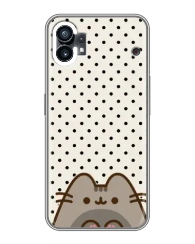 Чехол для Xiaomi Poco C81x с картинкой «Пушин в горошек»