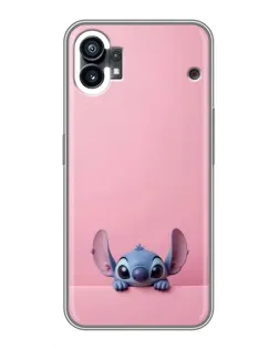 Чехол для Xiaomi Poco C81x с картинкой «Stitch выглядывает»
