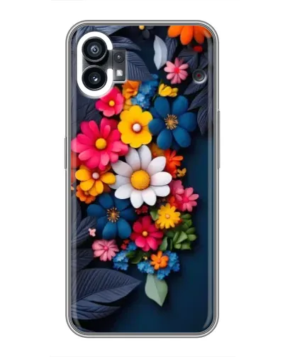 Чехол для Xiaomi Poco C81x с картинкой «Цветочная феерия»