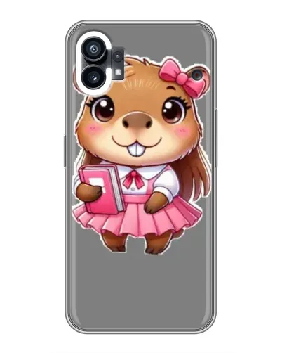 Чехол для Xiaomi Poco C81x с картинкой «Девочка капибара» Чехол для Xiaomi Poco C81x с картинкой «Девочка капибара»