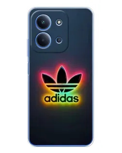 Чехол для Xiaomi Poco C85 с картинкой «Неоновый Adidas»