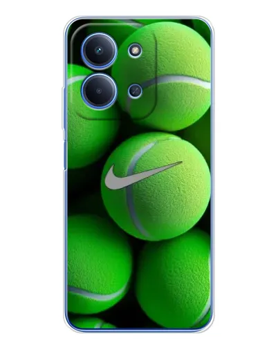 Чехол для Xiaomi Poco C85 с картинкой «Теннисные мячи Найк» Чехол для Xiaomi Poco C85 с картинкой «Теннисные мячи Найк»