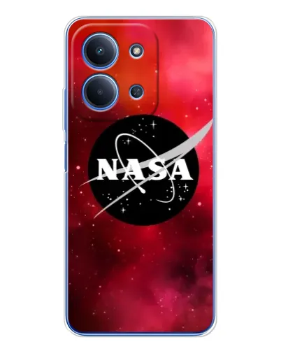 Чехол для Xiaomi Poco C85 с картинкой «NASA — красная туманность»