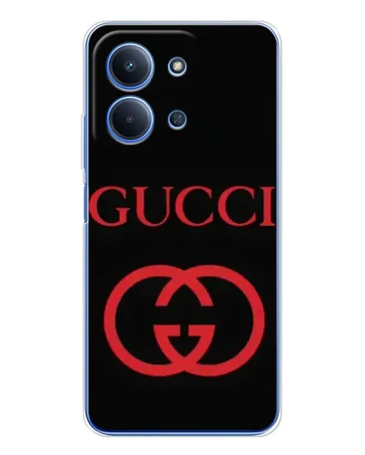Чехол для Xiaomi Poco C85 с картинкой «Gucci — красный логотип» Чехол для Xiaomi Poco C85 с картинкой «Gucci — красный логотип»