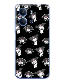 Чохол для Xiaomi Poco C85 з картинкою «Чорний паттерн Kuromi» Чохол для Xiaomi Poco C85 з картинкою «Чорний паттерн Kuromi»