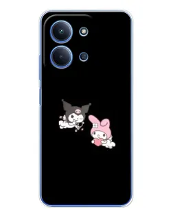 Чохол для Xiaomi Poco C85 з картинкою «My Melody та Kuromi» Чохол для Xiaomi Poco C85 з картинкою «My Melody та Kuromi»