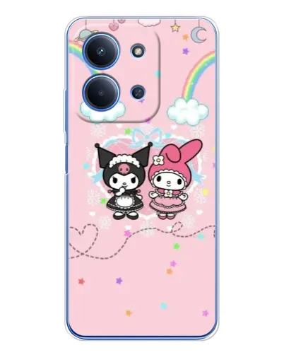 Чохол для Xiaomi Poco C85 з картинкою «My Melody та Kuromi» Чохол для Xiaomi Poco C85 з картинкою «My Melody та Kuromi»