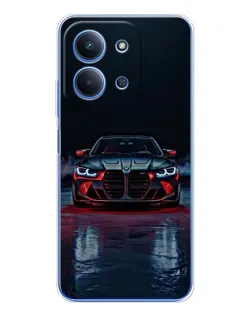 Чохол для Xiaomi Poco C85 з картинкою «BMW на мокрій дорозі»