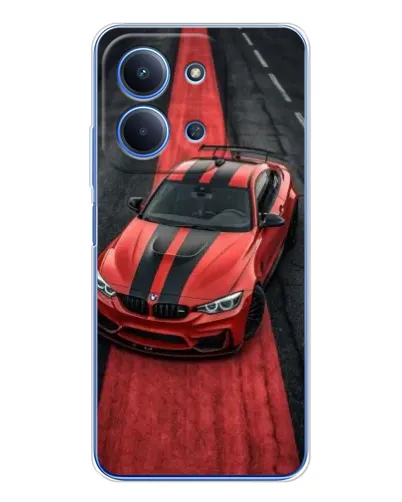 Чехол для Xiaomi Poco C85 с картинкой «BMW на красной дорожке» Чехол для Xiaomi Poco C85 с картинкой «BMW на красной дорожке»
