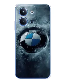 Чохол для Xiaomi Poco C85 з картинкою «Логотип BMW — лід»