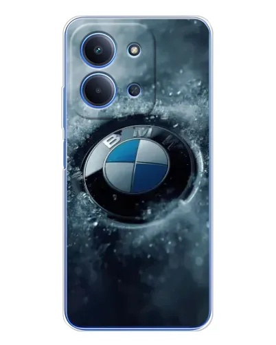 Чехол для Xiaomi Poco C85 с картинкой «Логотип BMW — лед» Чехол для Xiaomi Poco C85 с картинкой «Логотип BMW — лед»