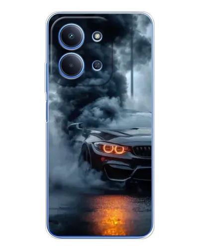 Чехол для Xiaomi Poco C85 с картинкой «BMW M-Power — абстракция» Чехол для Xiaomi Poco C85 с картинкой «BMW M-Power — абстракция»