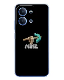 Чехол для Xiaomi Poco C85 с картинкой «Алмазная кирка»