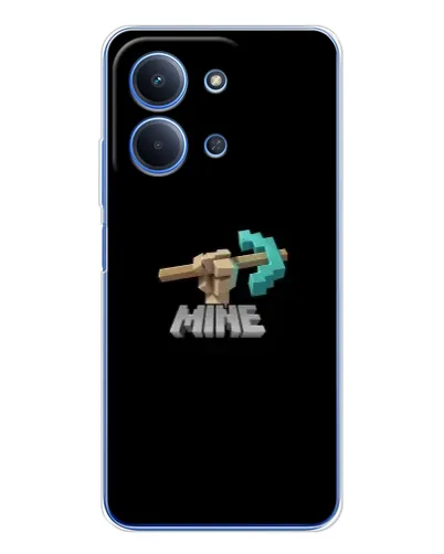 Чехол для Xiaomi Poco C85 с картинкой «Алмазная кирка»