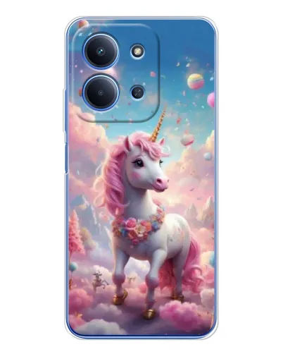Чехол для Xiaomi Poco C85 с картинкой «Единорог среди облаков» Чехол для Xiaomi Poco C85 с картинкой «Единорог среди облаков»