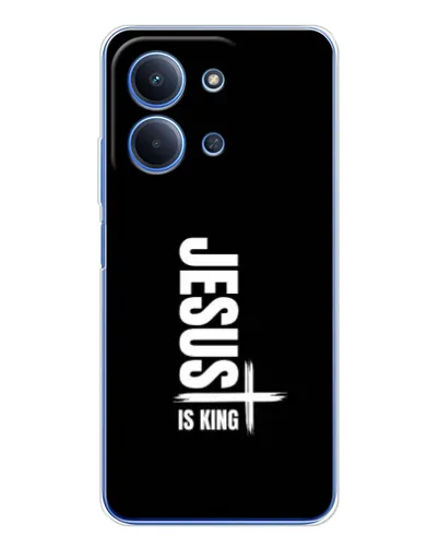 Чехол для Xiaomi Poco C85 с картинкой «Вертикаль веры Jesus»