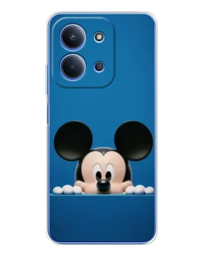 Чехол для Xiaomi Poco C85 с картинкой «Микки выглядывает»
