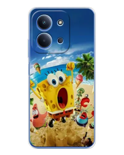 Чехол для Xiaomi Poco C85 с картинкой «Развлечения на пляже»