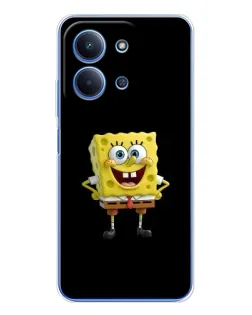 Чехол для Xiaomi Poco C85 с картинкой «Классический Губка Боб»