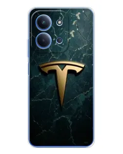 Чехол для Xiaomi Poco C85 с картинкой «Мраморная Tesla Gold» Чехол для Xiaomi Poco C85 с картинкой «Мраморная Tesla Gold»