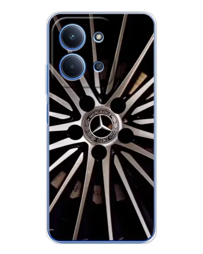 Чехол для Xiaomi Poco C85 с картинкой «Диск Mercedes»