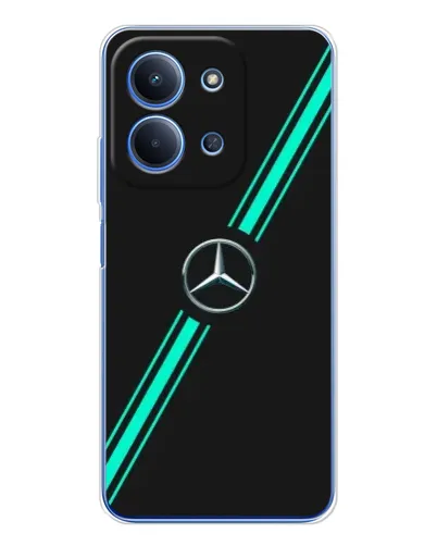Чехол для Xiaomi Poco C85 с картинкой «Спортивные линии Mercedes» Чехол для Xiaomi Poco C85 с картинкой «Спортивные линии Mercedes»