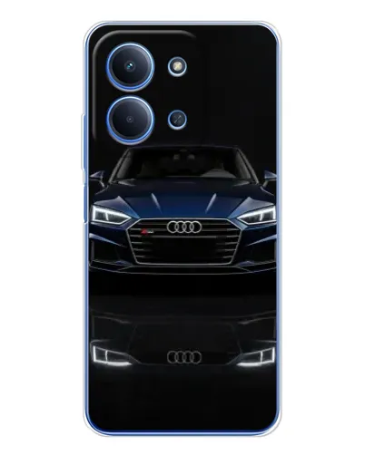 Чехол для Xiaomi Poco C85 с картинкой «Audi — ночное отражение» Чехол для Xiaomi Poco C85 с картинкой «Audi — ночное отражение»