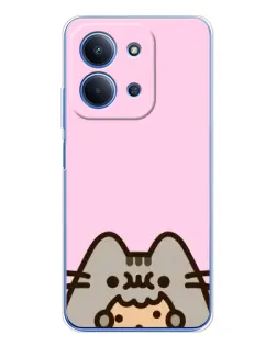 Чехол для Xiaomi Poco C85 с картинкой «Pusheen и печенье» Чехол для Xiaomi Poco C85 с картинкой «Pusheen и печенье»