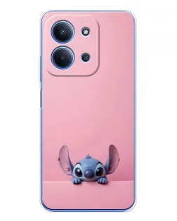Чехол для Xiaomi Poco C85 с картинкой «Stitch выглядывает»