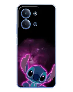 Чехол для Xiaomi Poco C85 с картинкой «Неоновый Stitch»