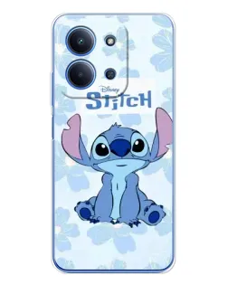 Чехол для Xiaomi Poco C85 с картинкой «Stitch среди цветов»
