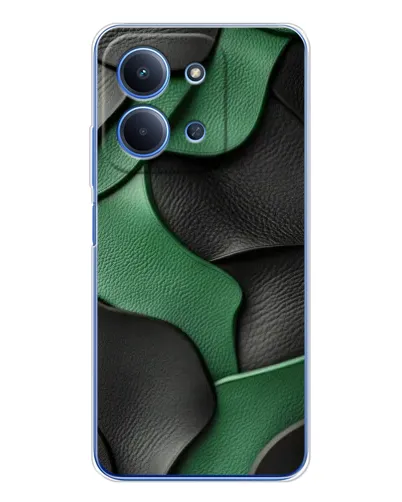 Чохол для Xiaomi Poco C85 з картинкою «Зелені шкіряні хвилі» Чохол для Xiaomi Poco C85 з картинкою «Зелені шкіряні хвилі»
