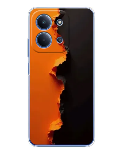 Чохол для Xiaomi Poco C85 з картинкою «Помаранчевий розлом» Чохол для Xiaomi Poco C85 з картинкою «Помаранчевий розлом»