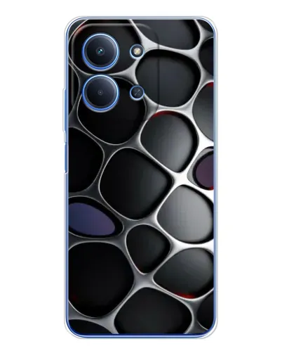 Чохол для Xiaomi Poco C85 з картинкою «Об'ємна темна решітка» Чохол для Xiaomi Poco C85 з картинкою «Об'ємна темна решітка»