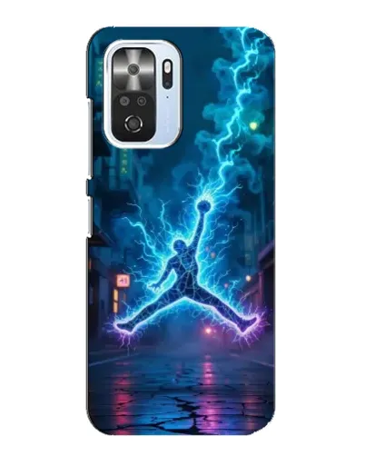 Чехол для Xiaomi POCO F3 с картинкой «Jordan Gold Jumpman»