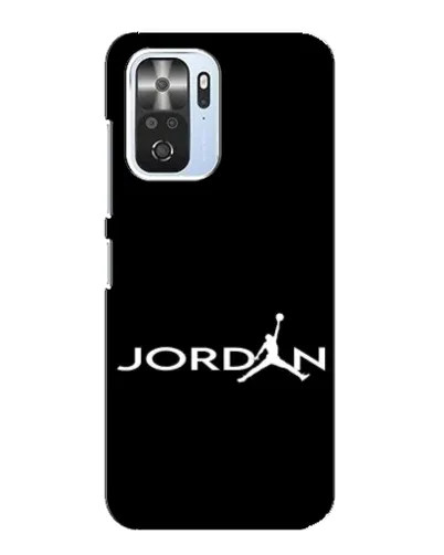 Чехол для Xiaomi POCO F3 с картинкой «Jordan White Logo»