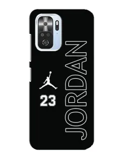 Чехол для Xiaomi POCO F3 с картинкой «Jordan Vertical»