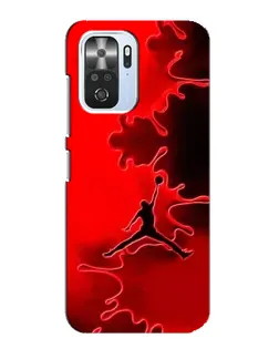 Чехол для Xiaomi POCO F3 с картинкой «Jordan Red Smoke»