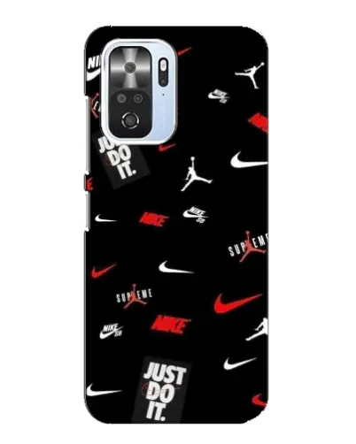 Чехол для Xiaomi POCO F3 с картинкой «Nike Mix Pattern»
