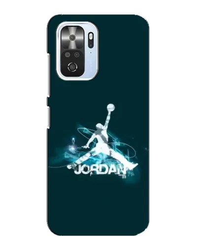 Чехол для Xiaomi POCO F3 с картинкой «Jordan Blue Fire»