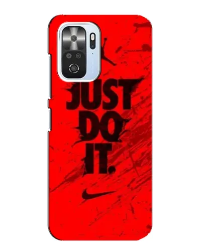 Чехол для Xiaomi POCO F3 с картинкой «Nike Just Do It»