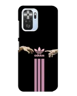 Чехол для Xiaomi POCO F3 с картинкой «Adidas Hands»