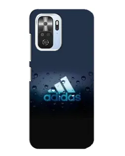 Чехол для Xiaomi POCO F3 с картинкой «Adidas Water Drops»