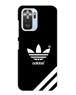 Чехол для Xiaomi POCO F3 с картинкой «Adidas с диагональными полосами»